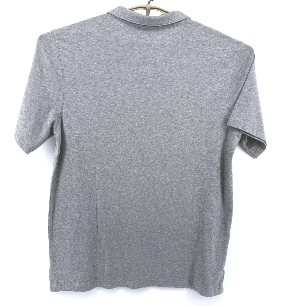 Municipal Sport Utility Gear V-Neck Polo Shirt Mens Large Gray Short‎ Sleeve